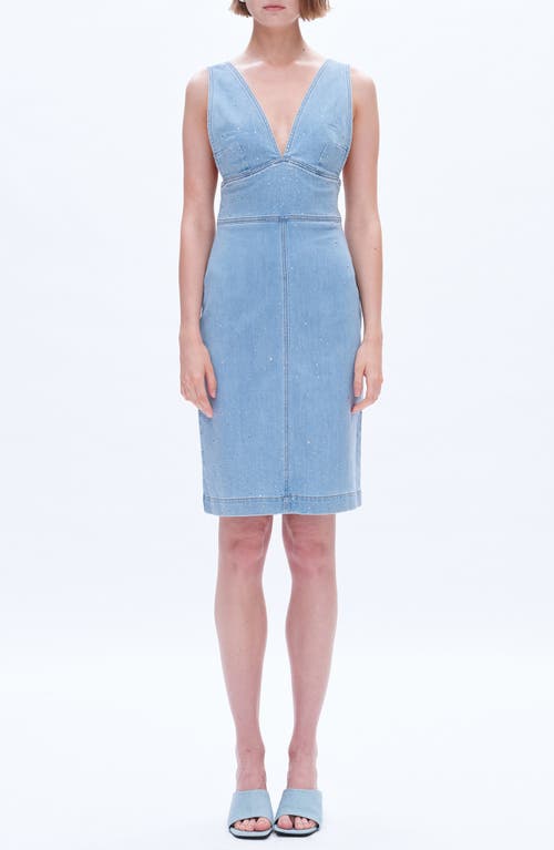 Bayeas Bayeas Rhinestone Denim Dress