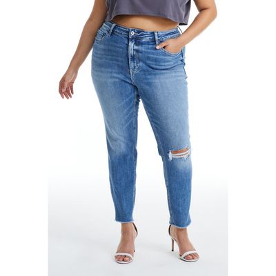 Bayeas Bayeas Ripped High Waist Ankle Skinny Jeans