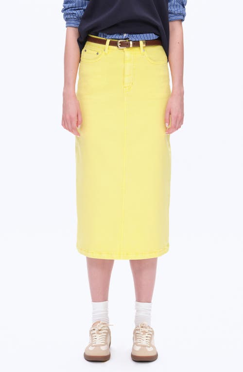 Bayeas Bayeas Slit Hem Denim Midi Skirt
