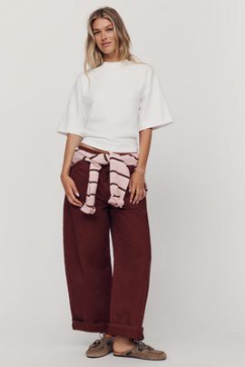 BAYSE 100% Cotton Drop-Shoulder Tee