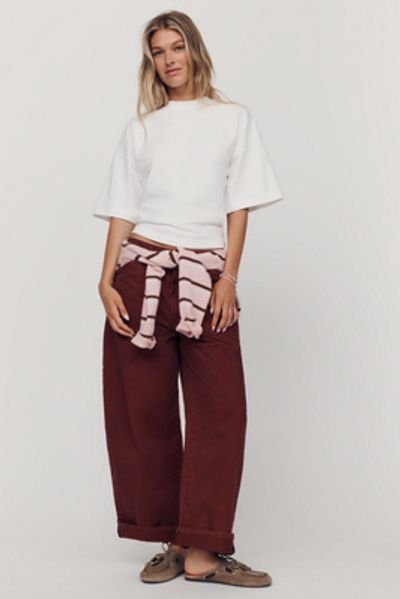 BAYSE 100% Cotton Drop-Shoulder Tee