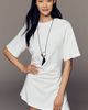 BAYSE Joanna Cotton T-Shirt Mini Dress - 1