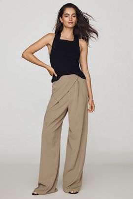 BAYSE Rue Draped Trousers Pants