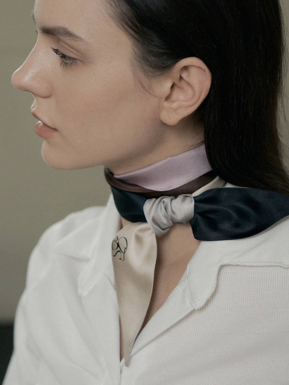 BB’DE SOLI’DE Belle Twilly Scarf_Black