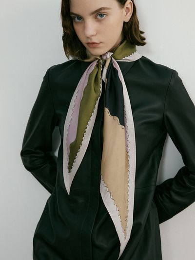 BB’DE SOLI’DE Elfo Silk Scarf_4color