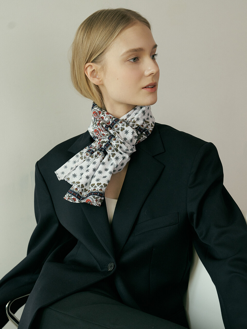 BB’DE SOLI’DE Happy Paisley Cotton Scarf_3color