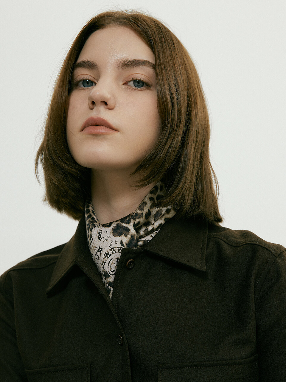 BB’DE SOLI’DE Leopard Silk Scarf