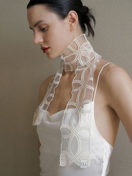 BB’DE SOLI’DE Liebe Lace Scarf_2 Colors