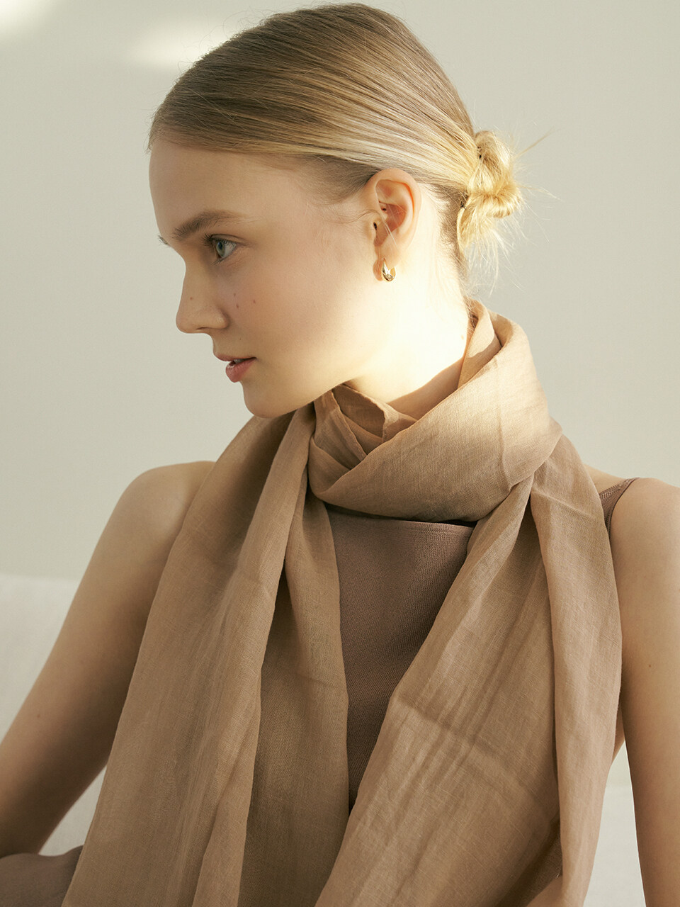 BB’DE SOLI’DE Mood Scarf_Beige