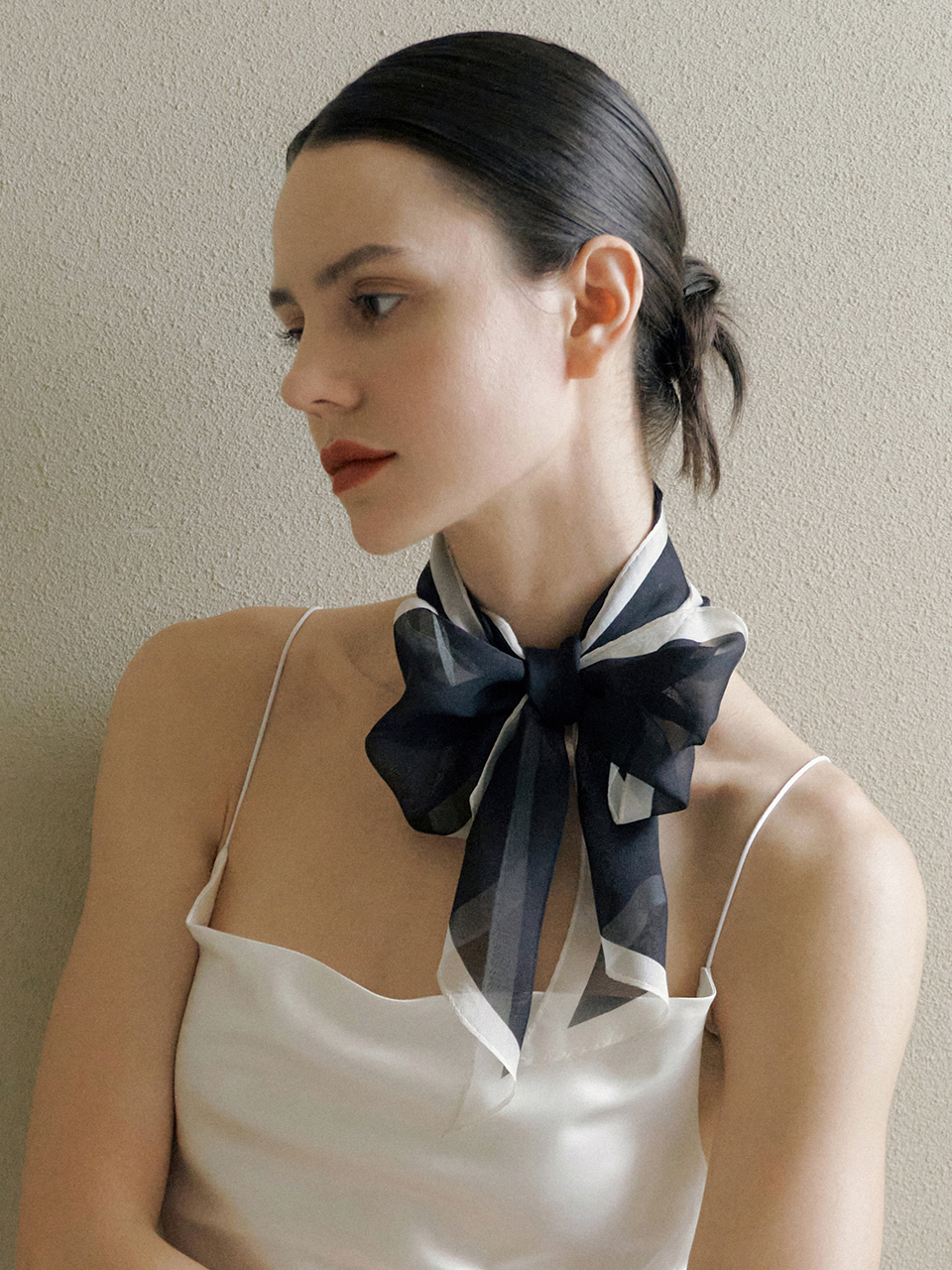 BB’DE SOLI’DE New Ell Chiffon Scarf_3 Colors