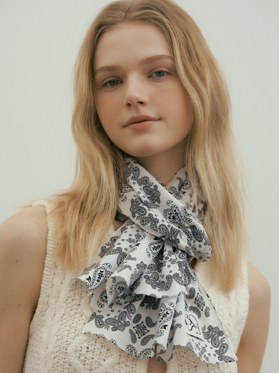 BB’DE SOLI’DE Pier Cotton Scarf_2 Color