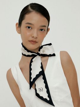 BB’DE SOLI’DE wave twilly scarf (2colors)