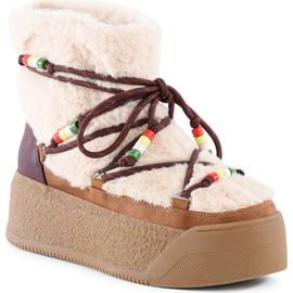BC Footwear BC Footwear Sitka Faux Shearling Platform Bootie