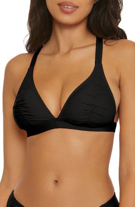 BCA by Rebecca Virtue BCA by Rebecca Virtue Shirred Halter Bikini Top