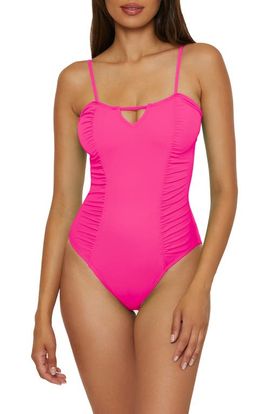 BCA by Rebecca Virtue BCA by Rebecca Virtue Shirred One-Piece Swimsuit