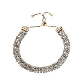 bcbg bcbg Adjustable Triple Row Crystal Bracelet