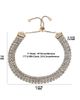 bcbg bcbg Adjustable Triple Row Crystal Bracelet - 4