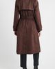 bcbg bcbg Belted Double Breasted Faux Leather Trench Coat - 2