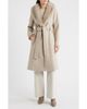 bcbg bcbg Belted Wrap Coat with Faux Fur Collar - 1