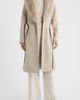 bcbg bcbg Belted Wrap Coat with Faux Fur Collar - 4
