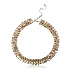 bcbg bcbg Chunky Gold-Tone Chevron Chain Necklace - 15 + 3.5''