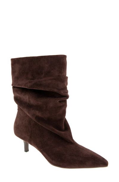 bcbg bcbg Dalles Kitten Heel Pointed Toe Scrunch Bootie