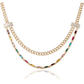 bcbg bcbg Gold-Tone Layered Necklace 