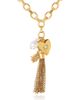 bcbg bcbg Heart Charm Chunky Chain Necklace - 1