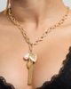 bcbg bcbg Heart Charm Chunky Chain Necklace - 3