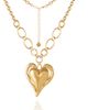 bcbg bcbg Linked Chain Heart Pendant Necklace - 2