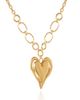 bcbg bcbg Linked Chain Heart Pendant Necklace - 3