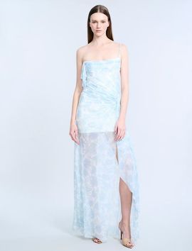 bcbg bcbg Mesh Sequin Gown