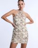 bcbg bcbg Mock Neck Embellished Mini - 4