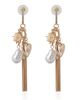 bcbg bcbg Multi-Charm Tassel Hoop Earrings - 1