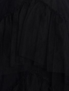 bcbg bcbg Oly Tiered Ruffle Tulle Evenin