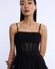 bcbg bcbg Oly Tiered Ruffle Tulle Evenin - 2