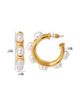 bcbg bcbg Pearl Hoop Earrings - 5