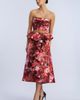 bcbg bcbg Printed Cascade Midi Skirt - 3