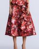 bcbg bcbg Printed Cascade Midi Skirt - 4
