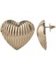 bcbg bcbg Ribbed Heart Button Earrings - 5