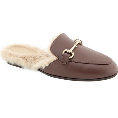 bcbg bcbg Zorie Faux Fur Bit Mule