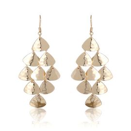 bcbg BCBGeneration Layered Triangle Drop Earrings