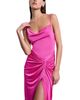 Bcbgmaxazria Bcbgmaxazria Cowl Neck Draped Gown with Twist - 3