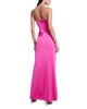 Bcbgmaxazria Bcbgmaxazria Cowl Neck Draped Gown with Twist - 4