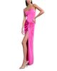 Bcbgmaxazria Bcbgmaxazria Cowl Neck Draped Gown with Twist - 5