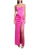 Bcbgmaxazria Bcbgmaxazria Cowl Neck Draped Gown with Twist - 6