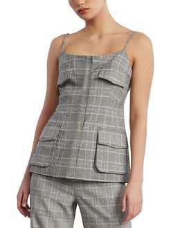 Bcbgmaxazria Bcbgmaxazria Glen Plaid Vest