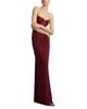 Bcbgmaxazria Bcbgmaxazria Lace Jersey Floor Sweeping Gown - 2