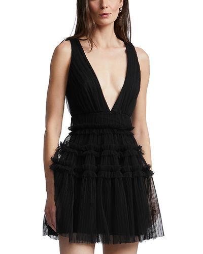 Bcbgmaxazria - Lumi Deep V Mini Dress