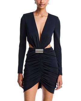 Bcbgmaxazria Bcbgmaxazria Nicolette Cutout Ruched Dress